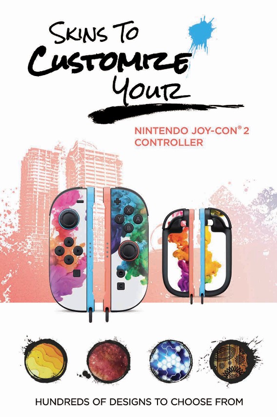 Nintendo Switch 2 Choose Your Game + Joy Con Wheels and Pro Controller Bundle