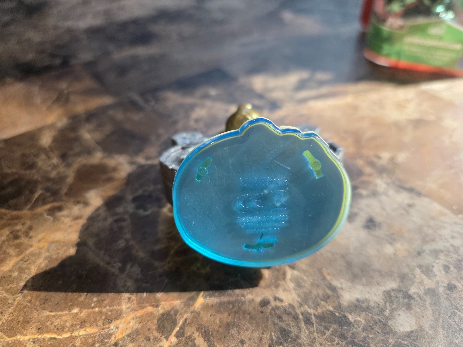 2012 Skylanders Giants Shroomboom Metallic Green Figure + Sheep Wreck Island
