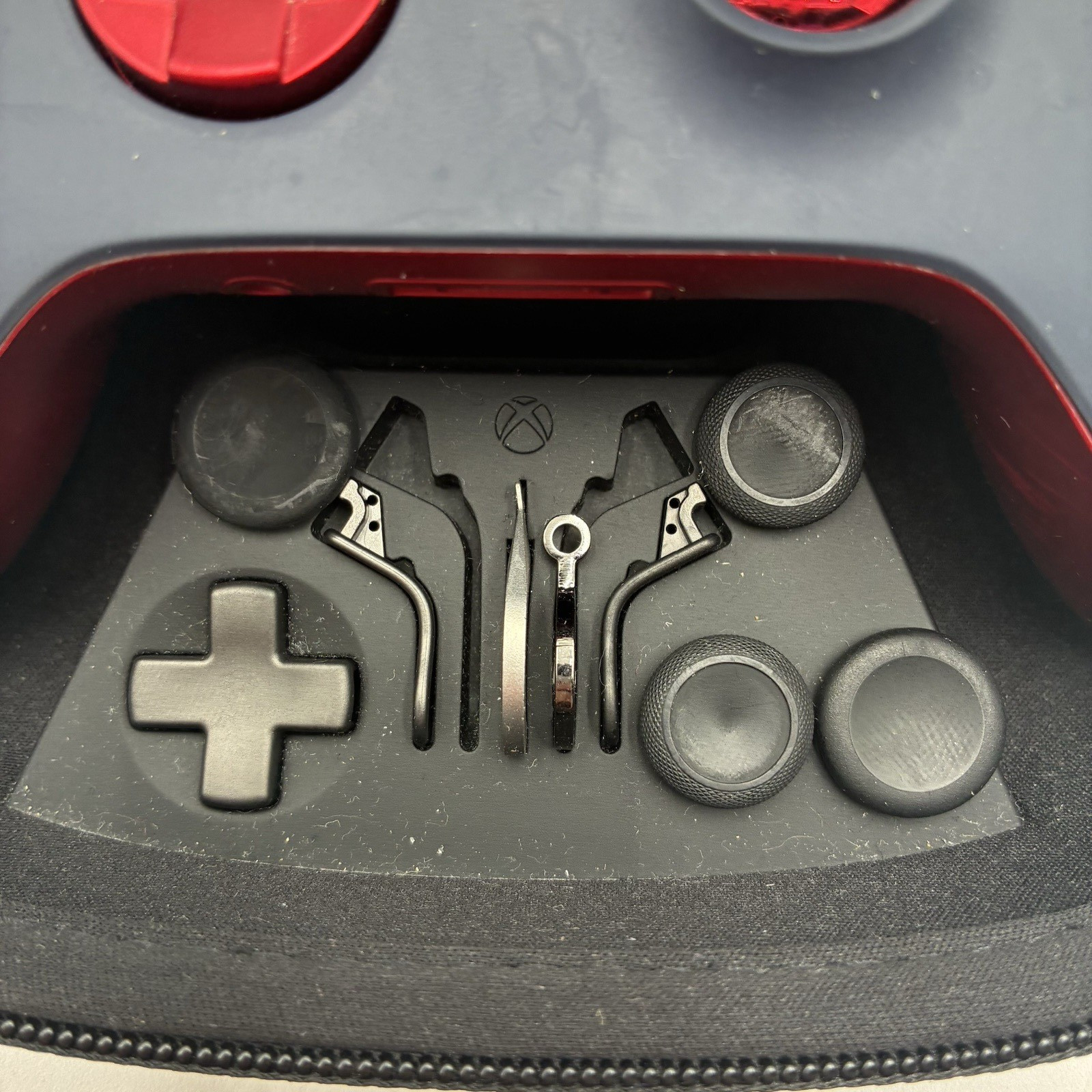 HexGaming ADVANCE Custom Xbox Series Pro Controller Red With Case + Extras