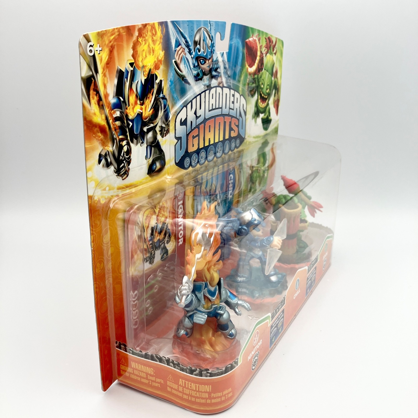 Skylanders Giants Ignitor Chill Zook 3 Pack Figures NIB Activision NEW SEALED