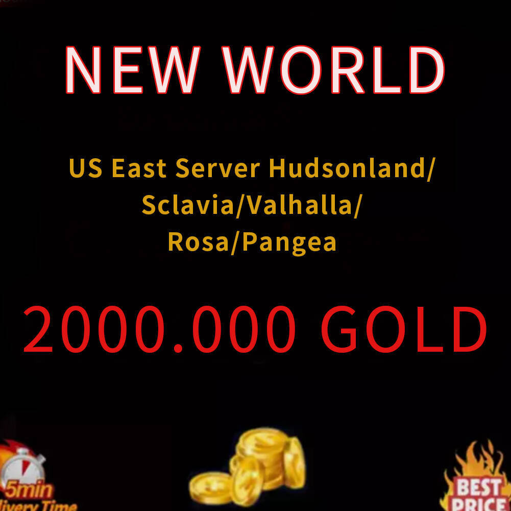 New_World Gold Coins 10k~2000k 🔥 US East US West ✅ All Servers NW Coins Fast 🚀