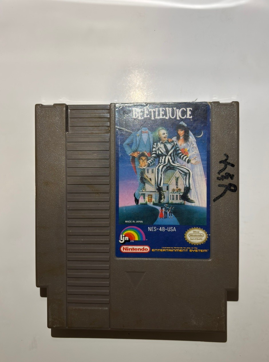 Beetlejuice (Nintendo Entertainment System, NES, 1991) Authentic Game Cartridge