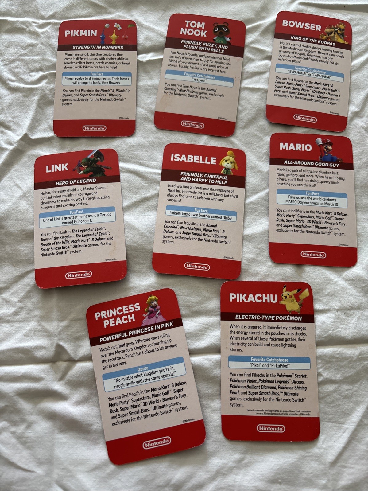 Authentic Nintendo Switch Character Card Limited Promo 2023