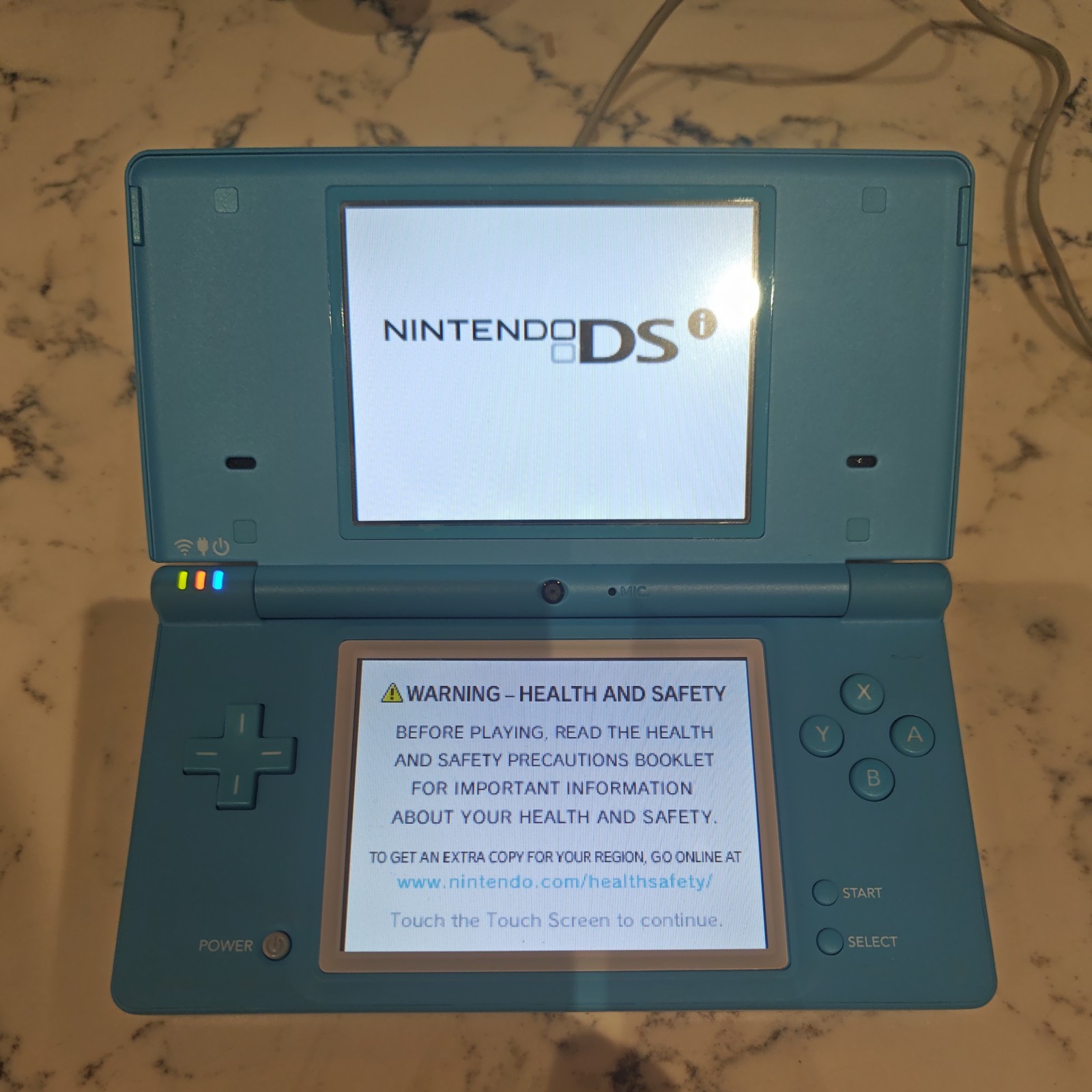 Nintendo DSi Light Blue Handheld Console Game System