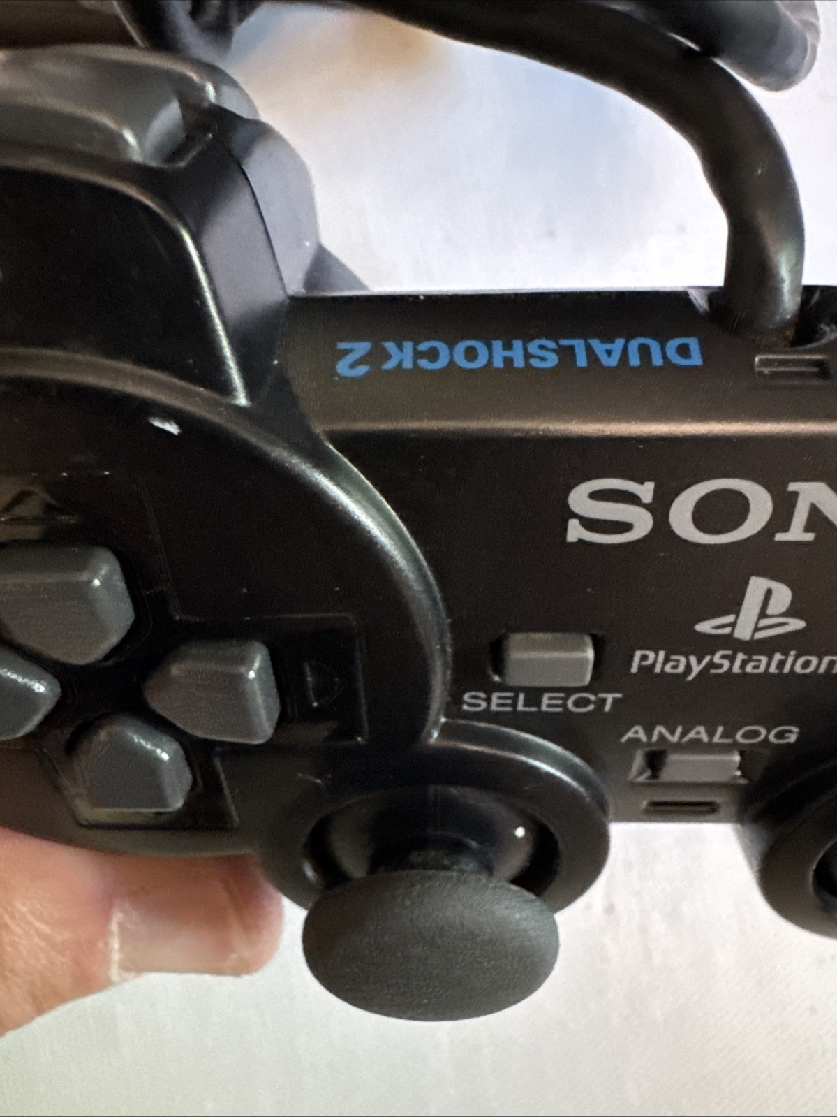 Sony PlayStation 2 PS2 DualShock 2 Analog Wired Controller Black SCPH-10010