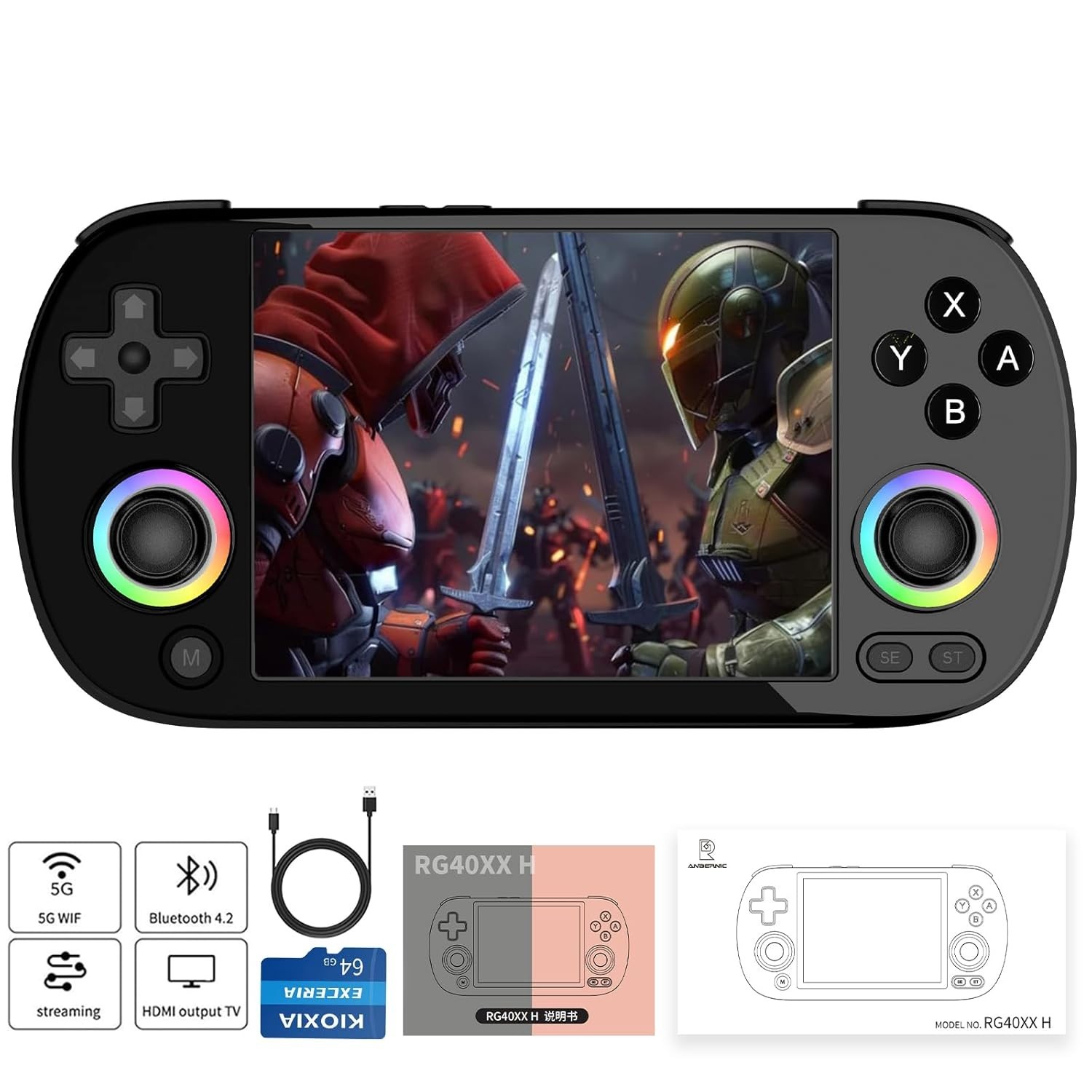 Anbernic RG40XX H Retro Gaming Console – Enjoy Stunning 640×480 Gameplay