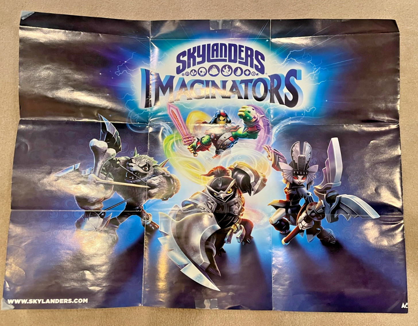 skylanders imaginators Dark edition ps4 box, NO GAME, starter pack