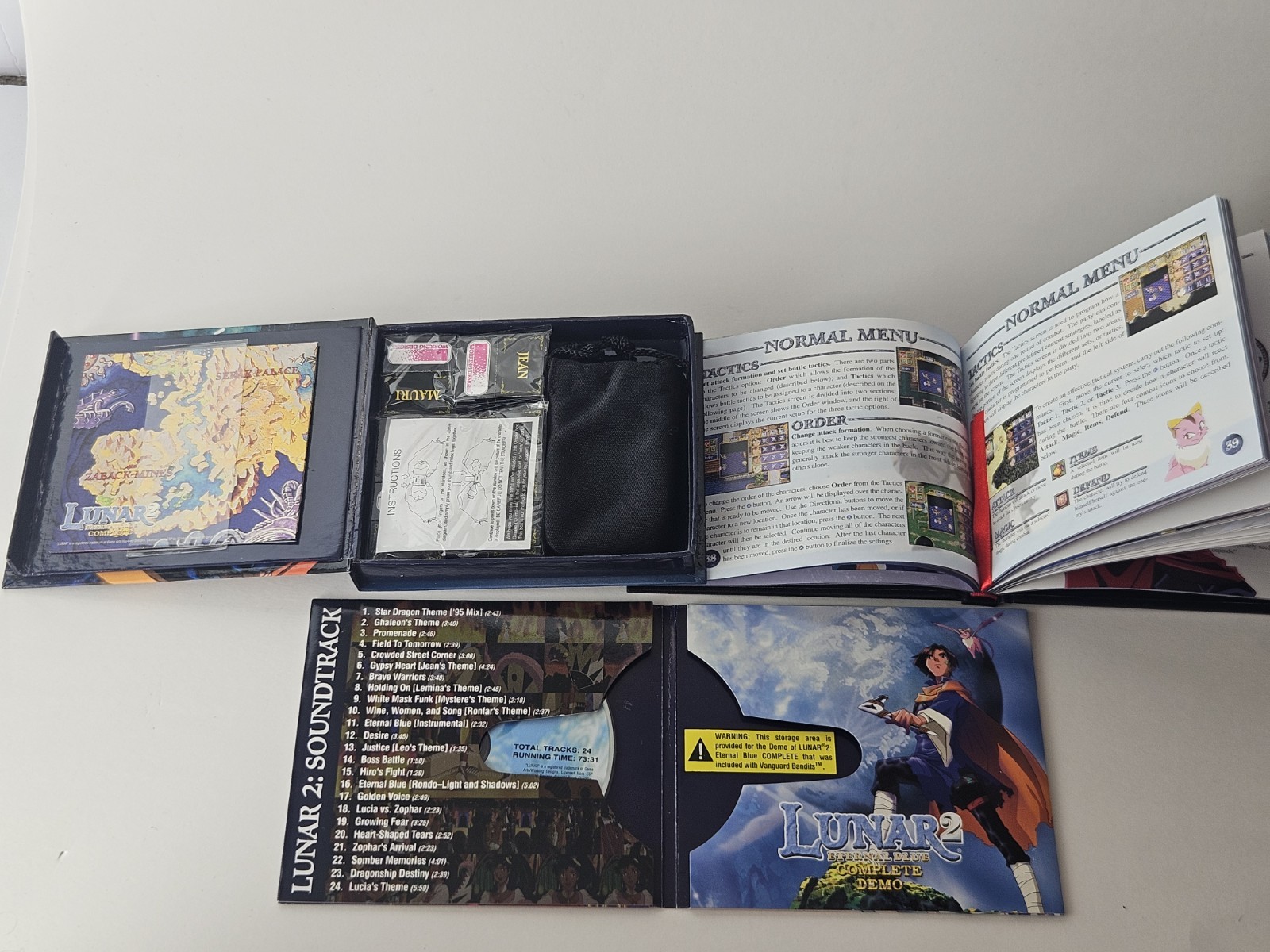 Lunar 2: Eternal Blue Complete (PlayStation 1, 2000) CIB Complete In Box