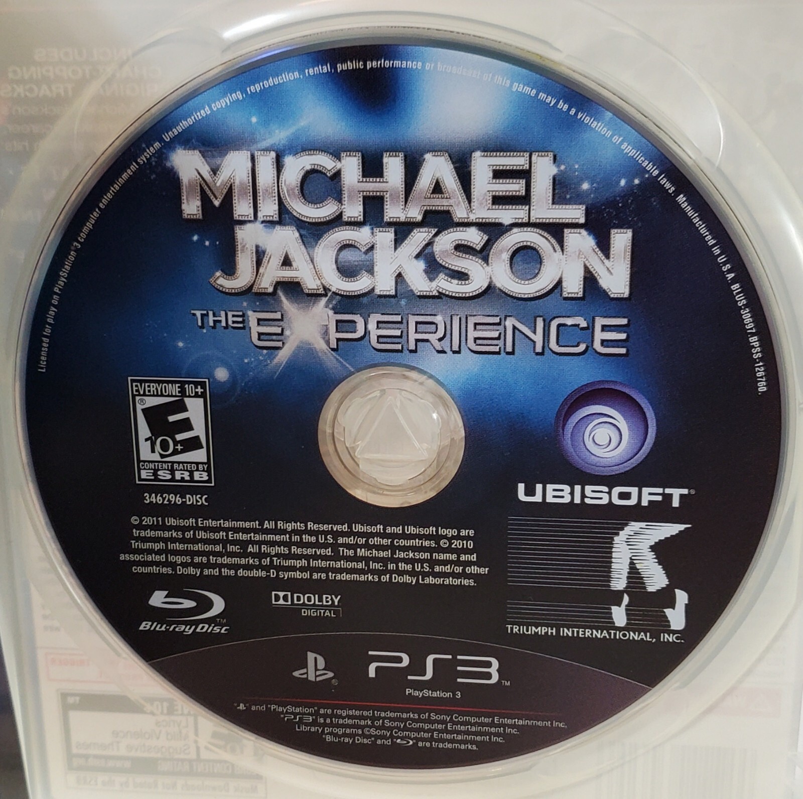 Michael Jackson: The Experience (Sony PlayStation 3 PS3, 2011) Complete CIB