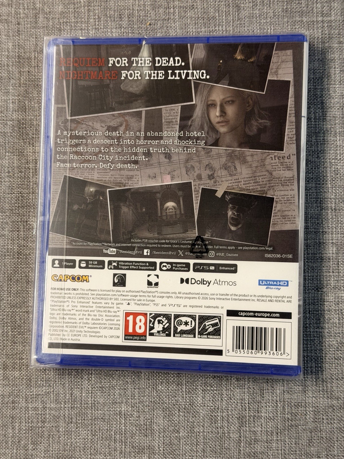 Resident Evil Requiem with Lenticular Slipcase- Playstation 5 – NEW SEALED