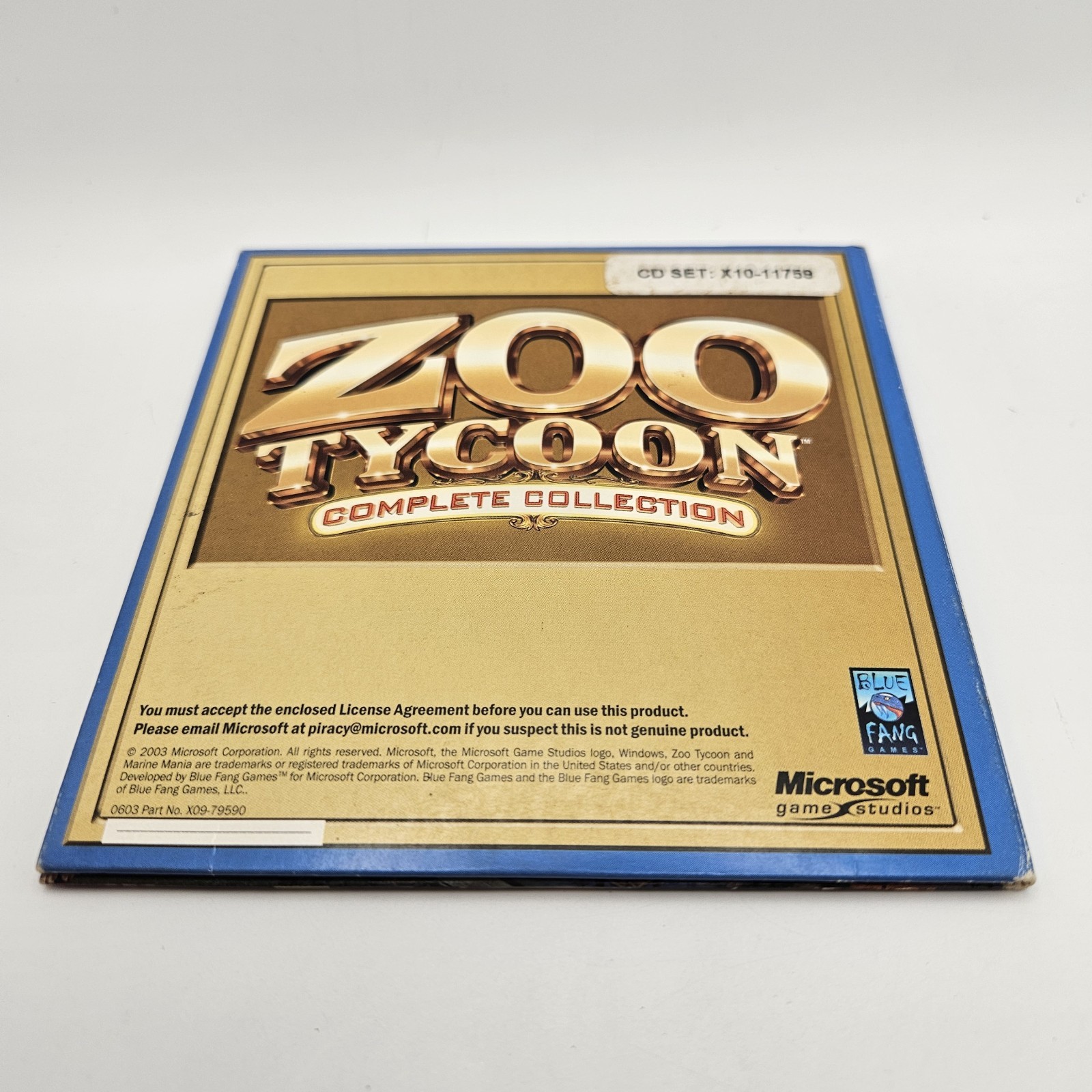 Zoo Tycoon: Complete Collection (PC, 2003) 2-Disc Set, W/ Manual, Tested