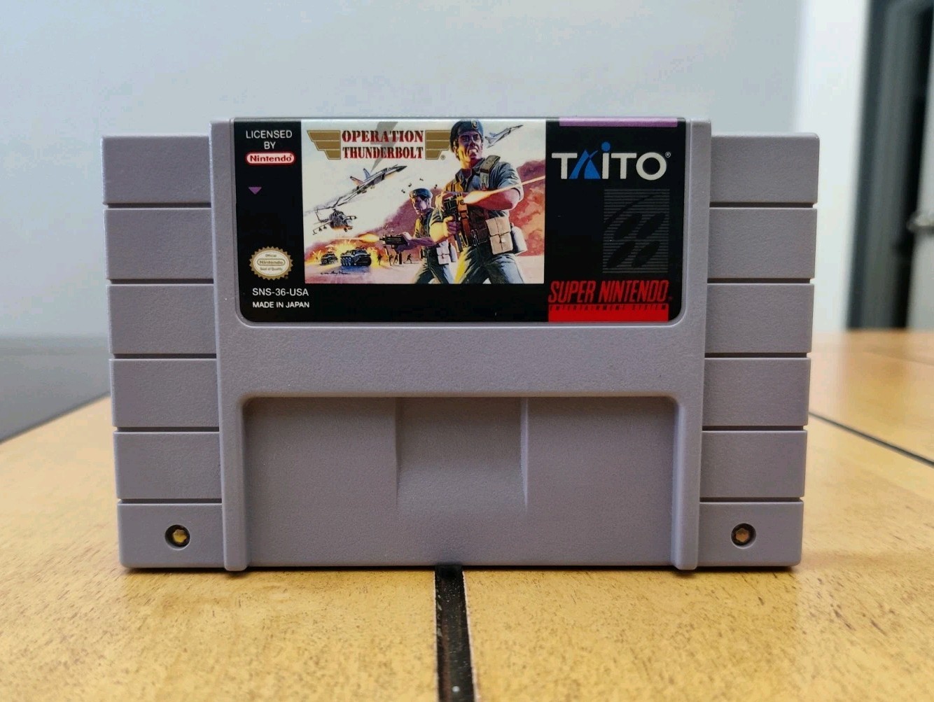 Operation Thunderbolt (Super Nintendo, SNES, 1994) Video Game Cartridge Only