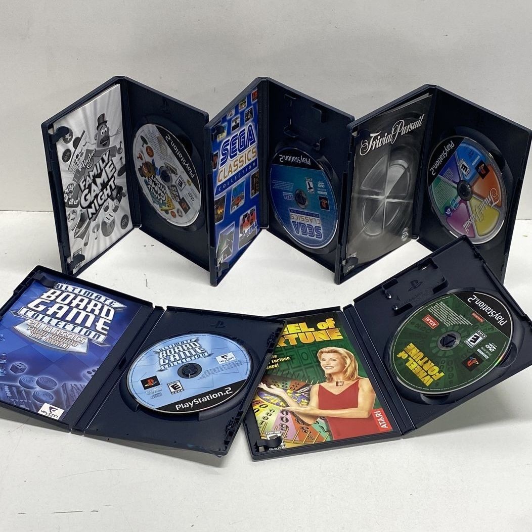 Sega Classics Family Game Night 5 PS2 Game Lot 2000s CIB Complete