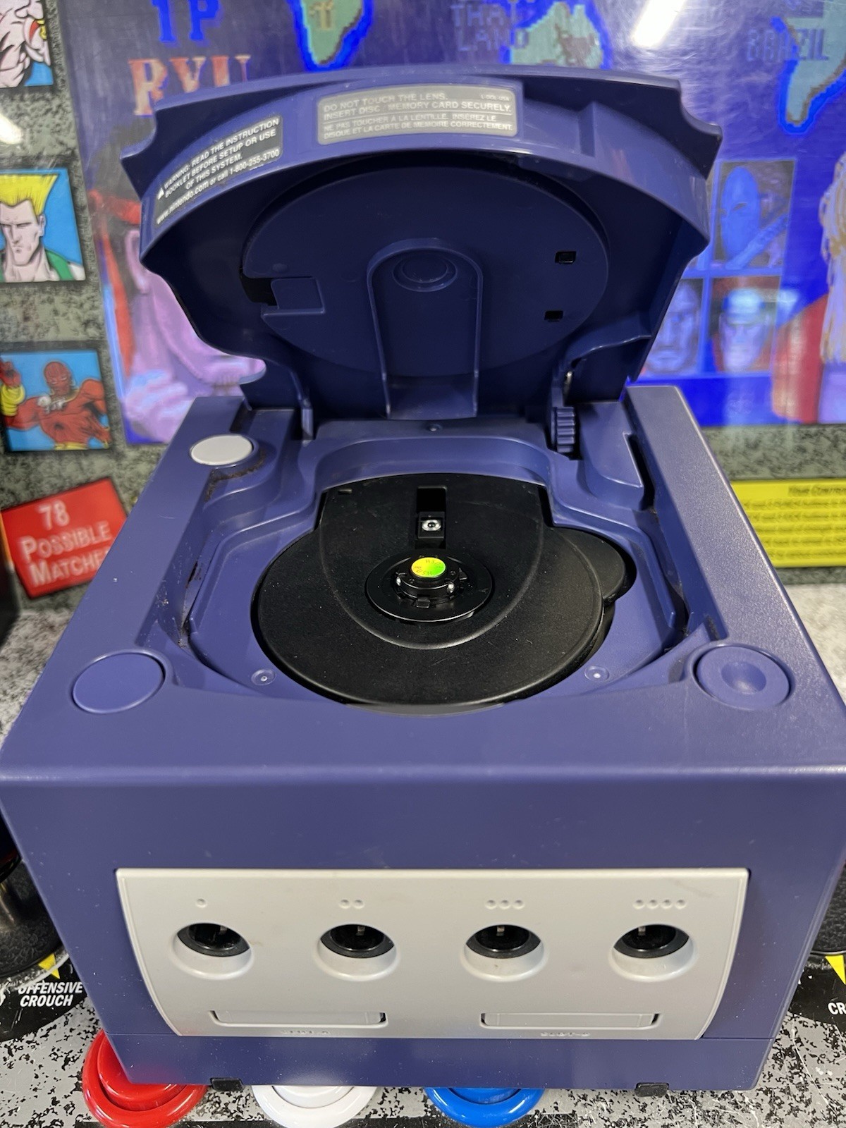 2002 Nintendo Heineken GameCube Indigo Purple Console CIB Limited to 50 Promo