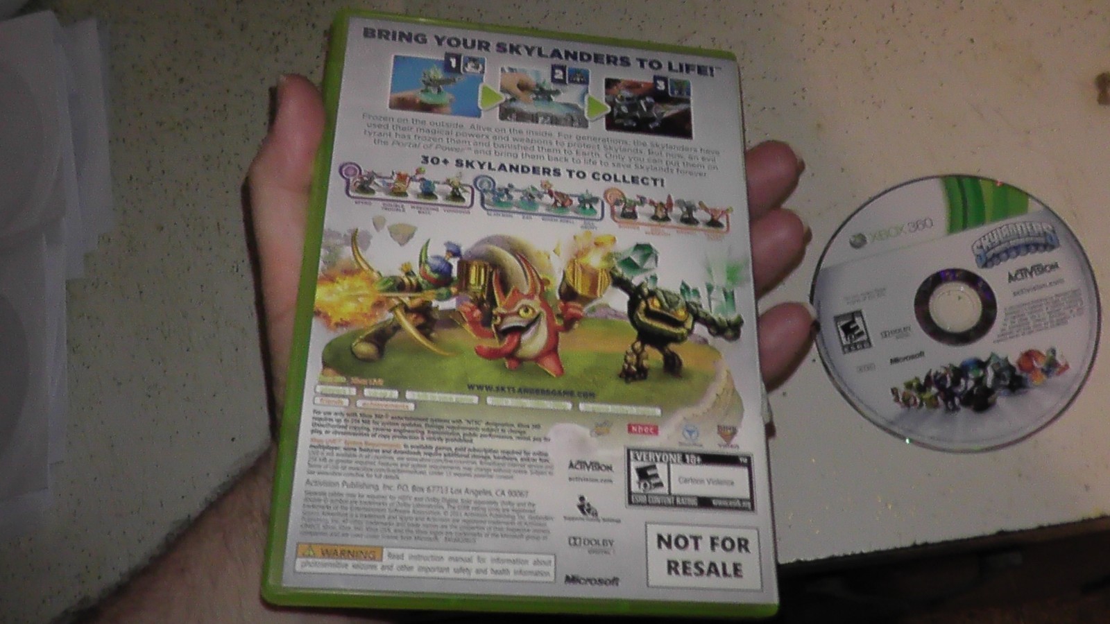SKYLANDERS SPYRO’S ADVENTURE – xbox 360 Game Tested Working COMPLETE