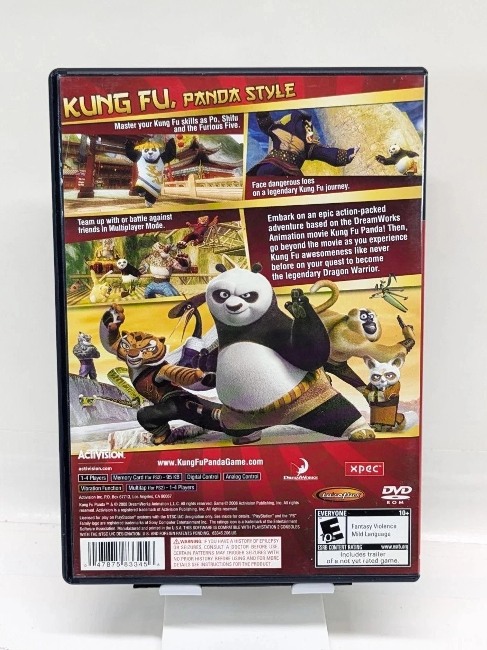Kung Fu Panda (PlayStation 2, PS2) Complete/CIB MINT TESTED FREE SHIPPING