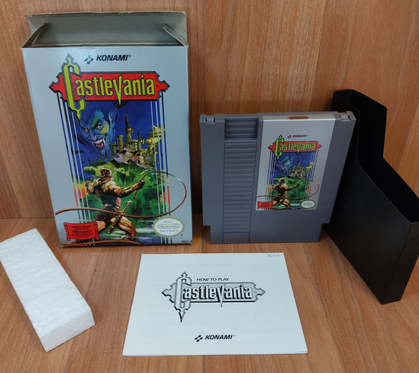 MINTY BOX CIB Castlevania Oval Seal complete in nintendo nes collector lot NICE