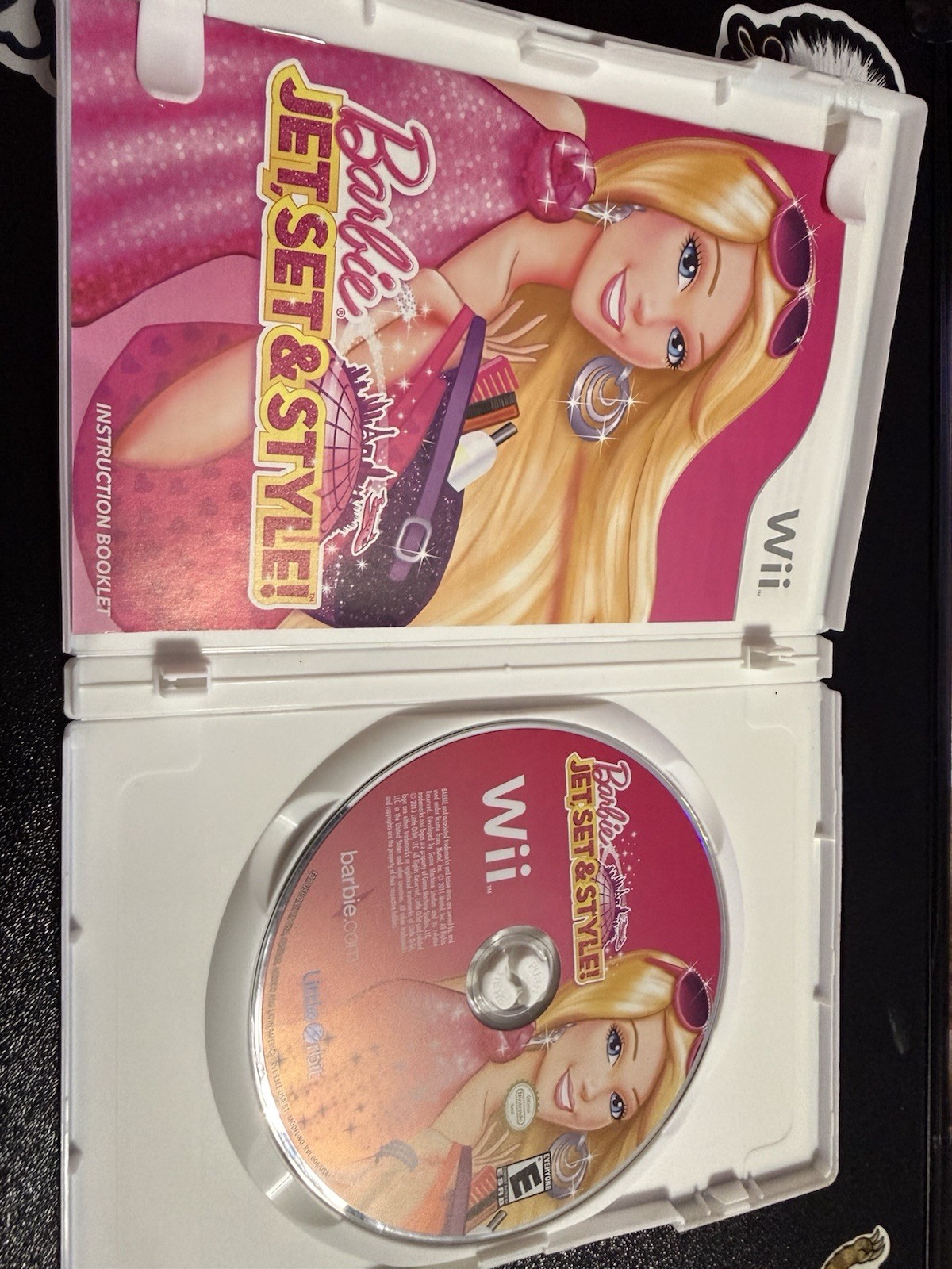 Barbie: Jet Set & Style Nintendo Wii 2011 Complete In Box with Manual Tested