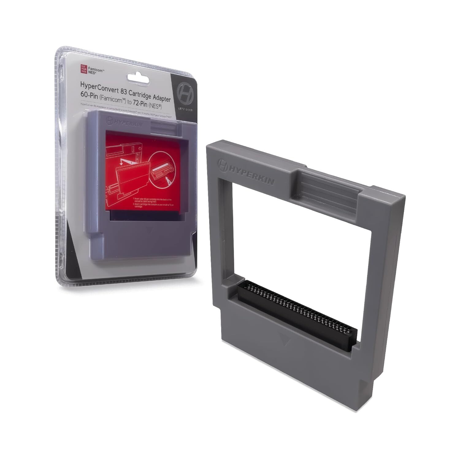 Hyperkin “HyperConvert 83” 60-Pin (Famicom) to 72-Pin (NES) Cartridge Adapter