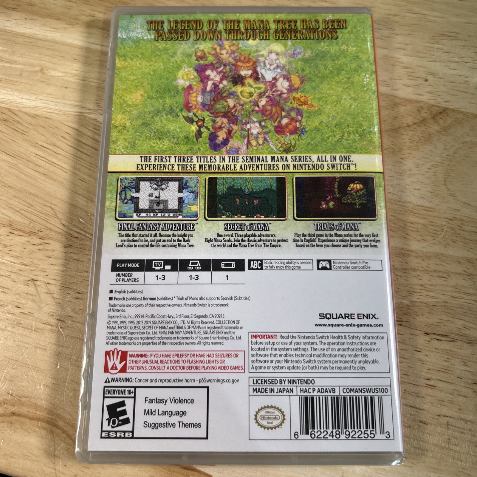 Collection of Mana – Nintendo Switch – New Sealed Square Enix