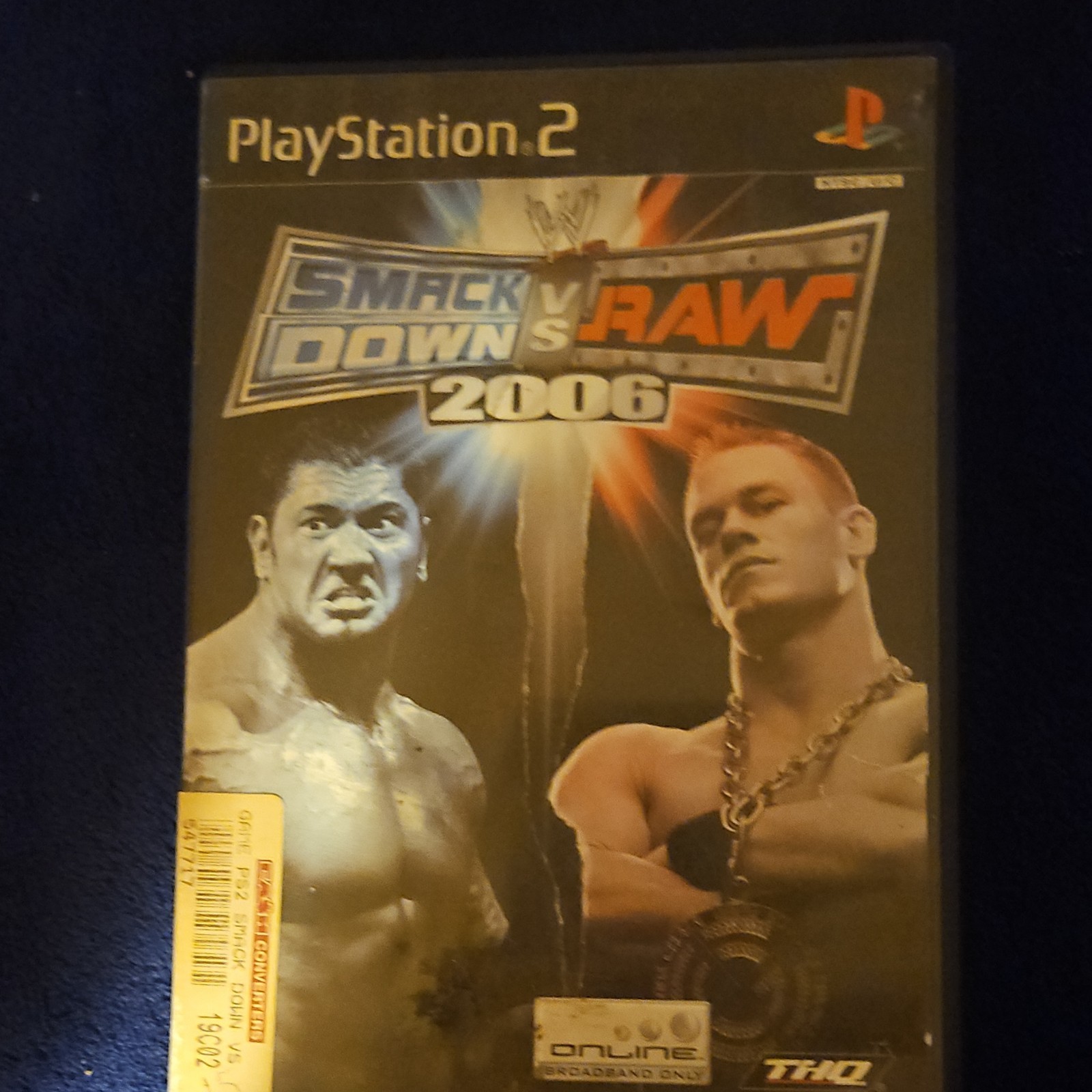 Sony PlayStation 2 PS2 WWE SmackDown vs. Raw 2006 DVD Keep Case
