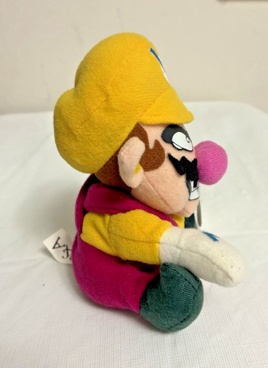 Vintage 1997 WARIO Bean Bag – 6″ BD&A Rare Mario Bros. Nintendo 64 Collectible