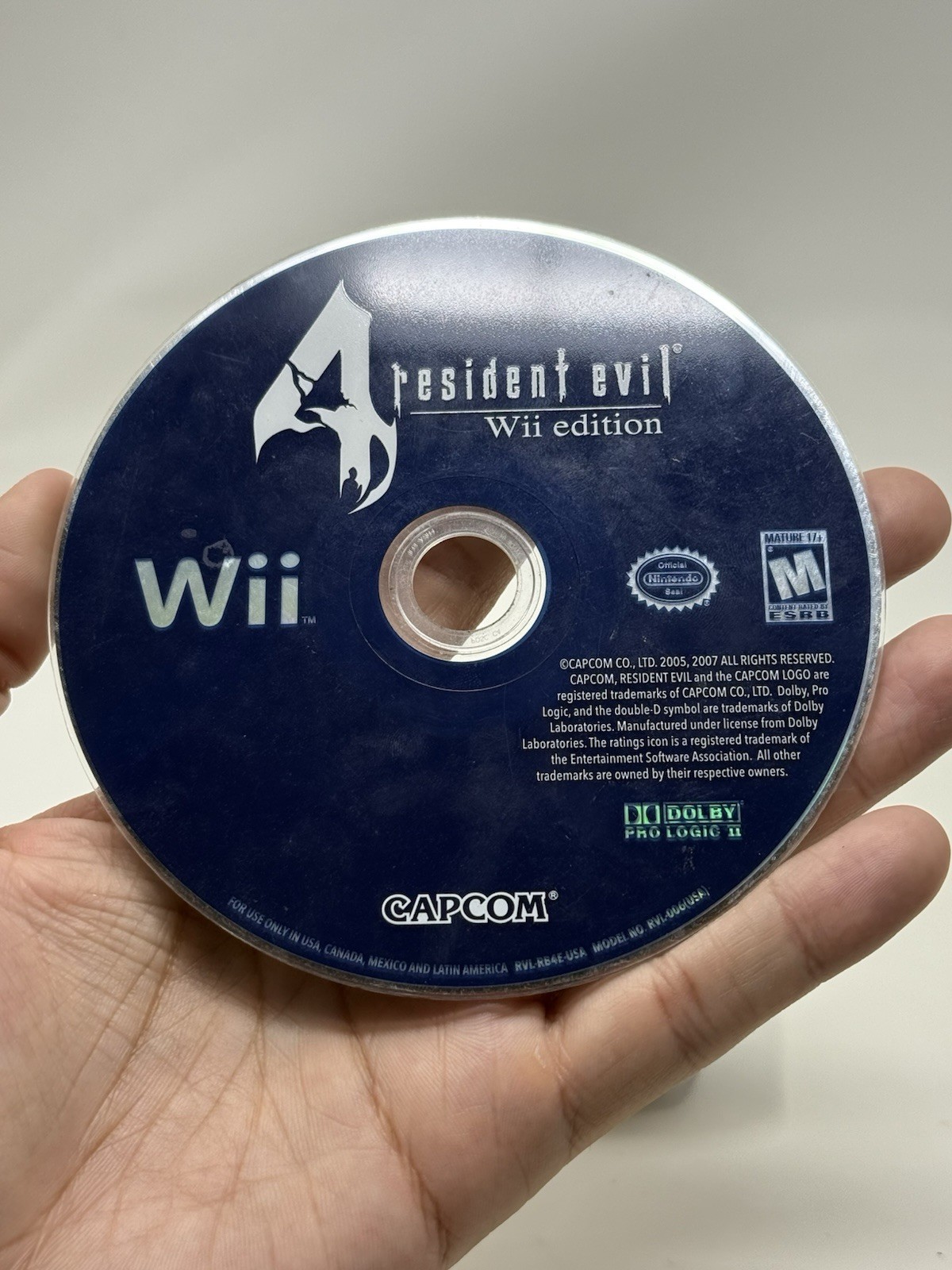 Resident Evil 4 Wii Edition Nintendo Wii Pristine Disc Only Authentic Tested