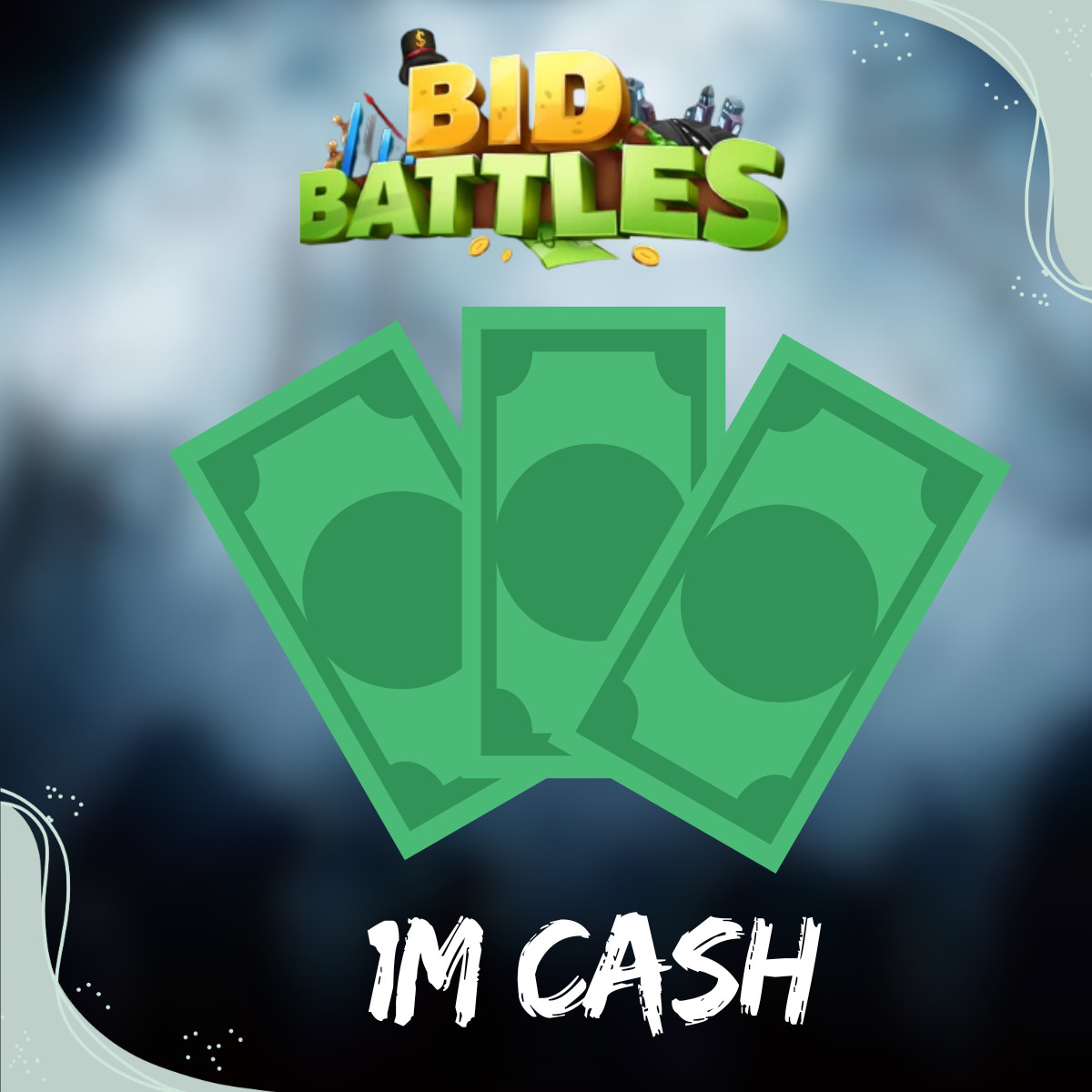 BID BATTLES | ROBLOX | CASH (1M – 100M) | 🔥 CLEAN & FAST DELIVERY 🔥