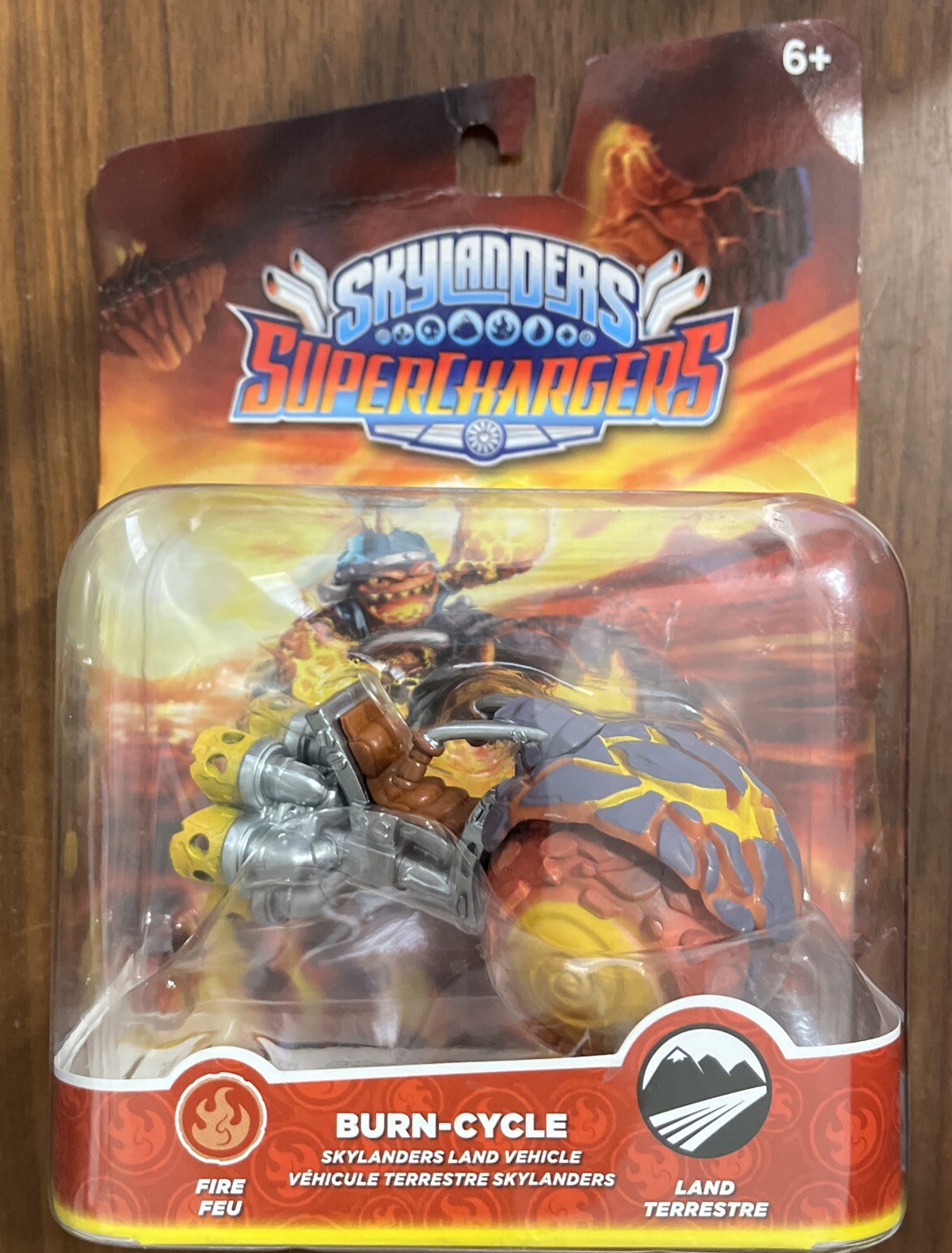 Skylanders Superchargers Burn-Cycle Land Vehicle (Fire / Land) New