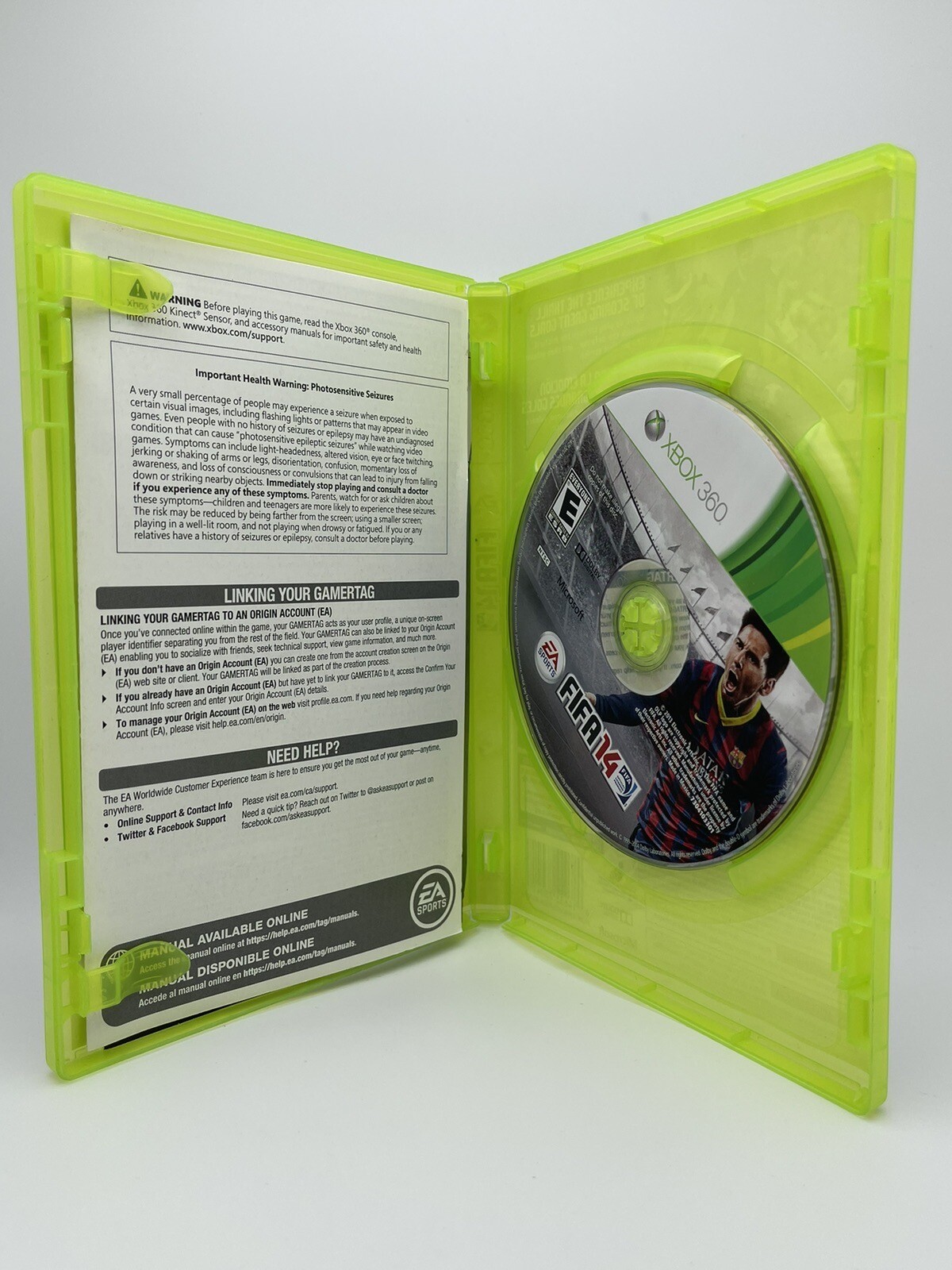 XBOX 360 FIFA 14 Microsoft Game (Better with Kinect Sensor) English & Spanish