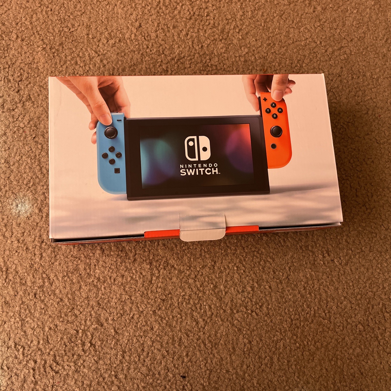 Nintendo Switch with Neon Blue & Neon Red Joy-Cons (Box and Insert Only)