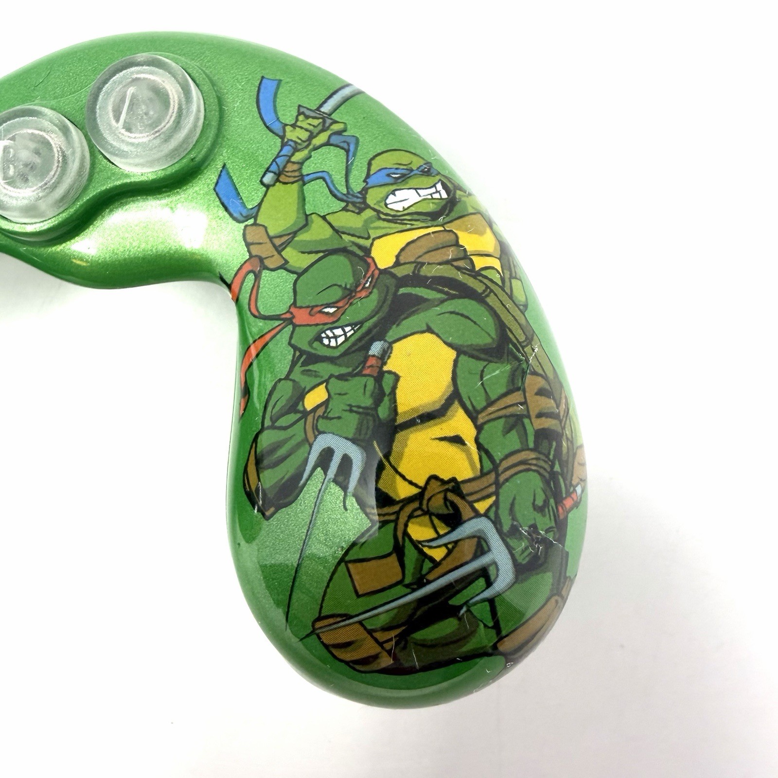 VTG TMNT Nuby Gameboy Advance Grip W/ Stick & Button 2003 Mirage Studios RARE