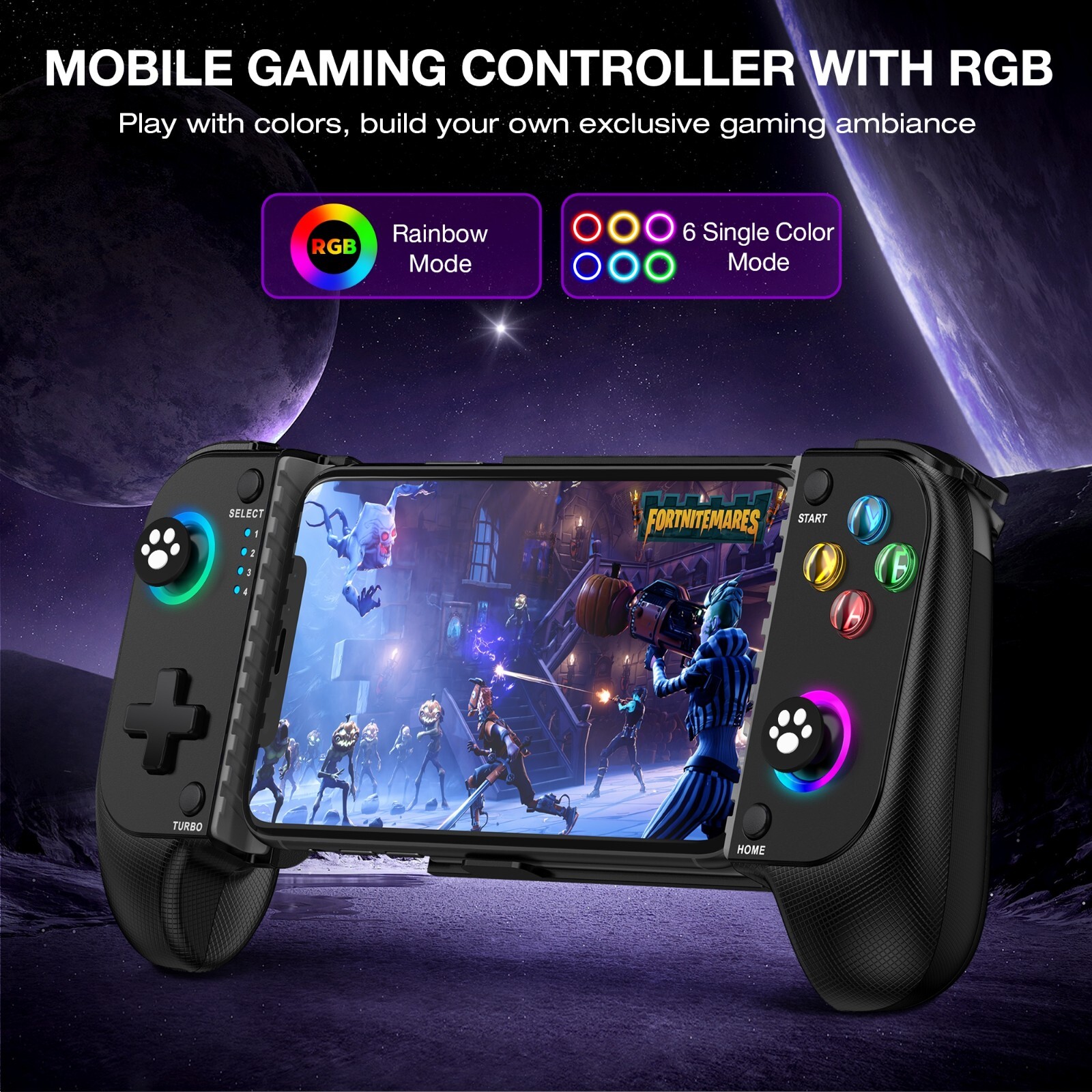 Phone Controller for iPhone/Android with Hall Joystick,Android&iOS Controller
