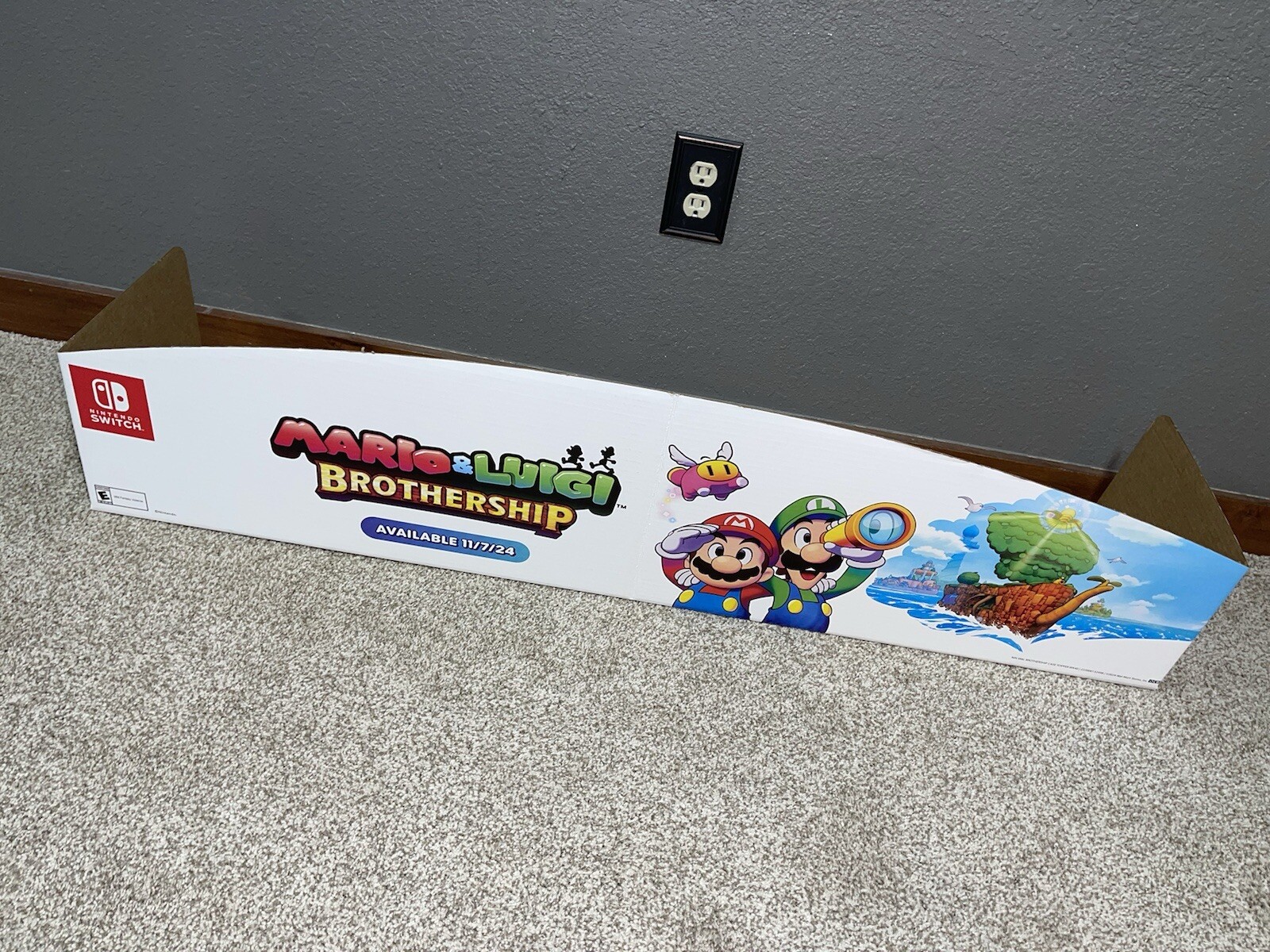 Mario and Luigi Brothership 4FT Horizontal Display -Walmart- 2024 #1