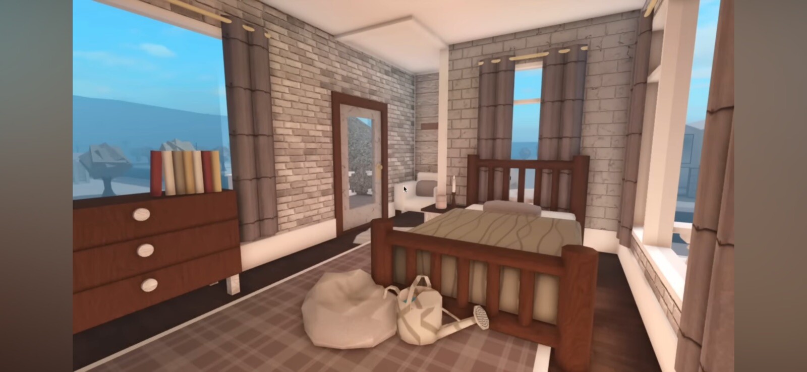 BLOXBURG ROBLOX PERSONAL WINTER WONDERLAND MANSION BUILDER!DESCRIPTION FOR INFO
