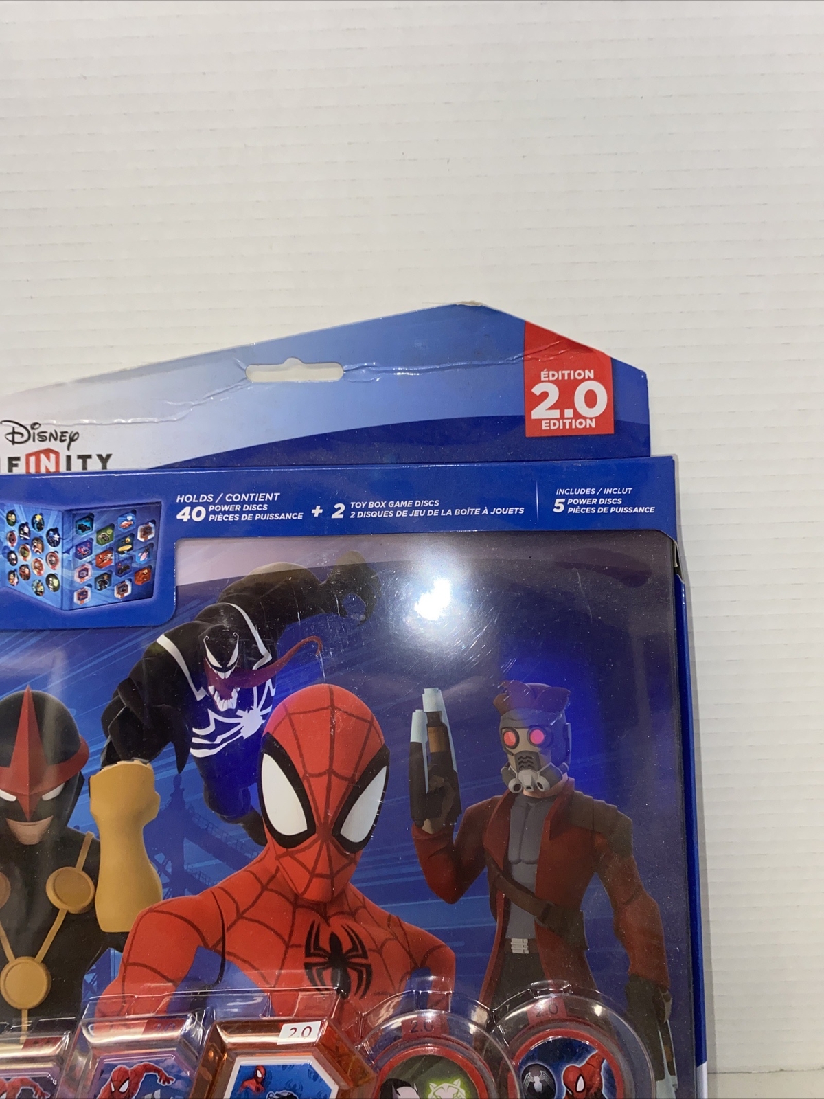 Disney Infinity 2.0 Marvel Super Hero Power Disc Album Bundle + 5 Discs