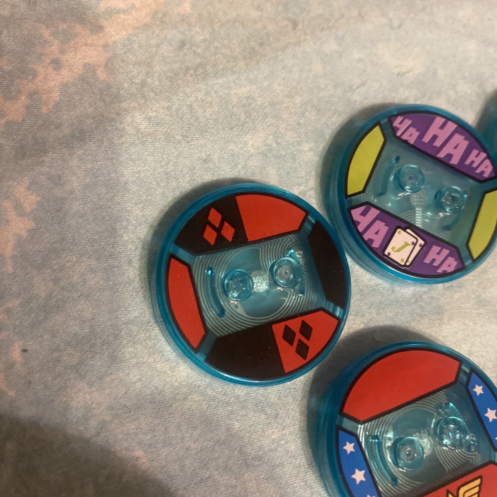 LEGO Dimensions DC Tag Disc Lot – Batman, Joker Harley Quinn wonder woman cyborg