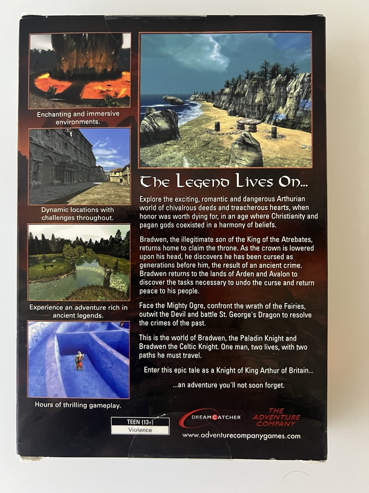 The Adventure Company Arthur’s Knights II Secret of Merlin PC Manual Win 95/98/…