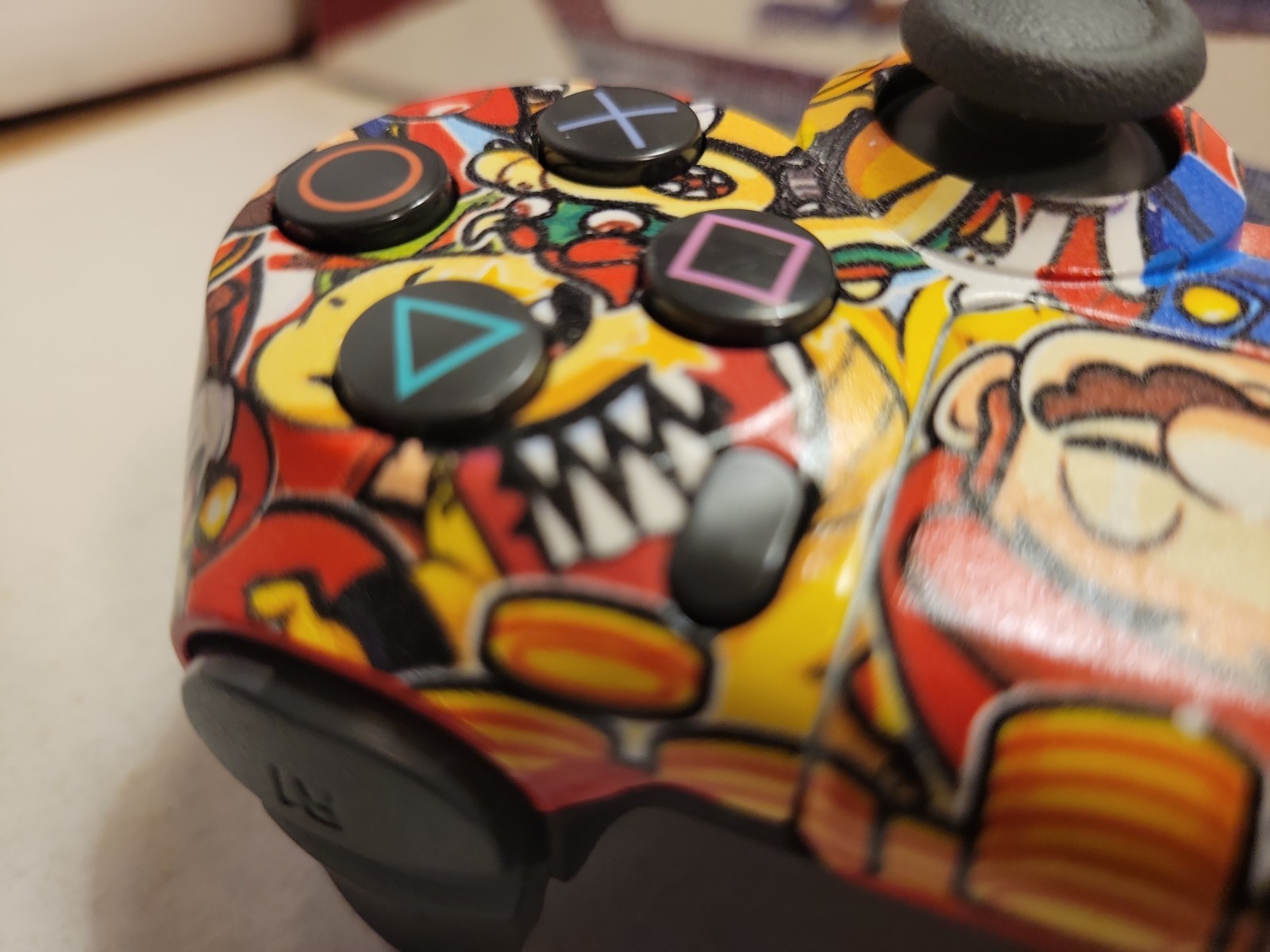 Mario Sony DualShock 4 Controller PlayStation PS4 – Custom Hydro Dipped