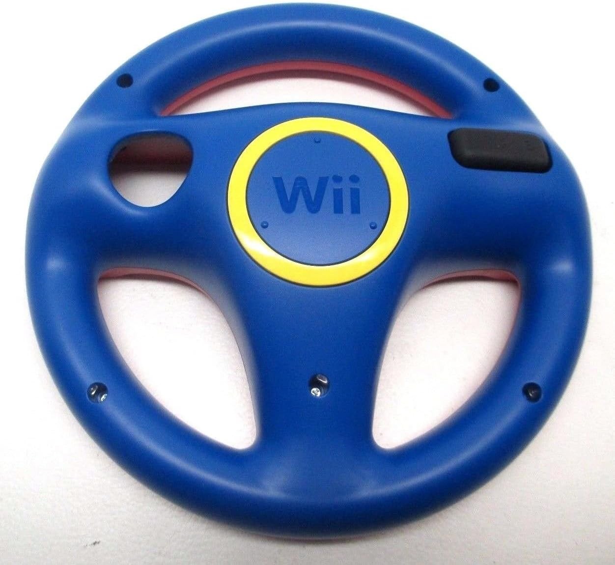 Nintendo Wii Mario Kart Steering Wheel – Red &Blue