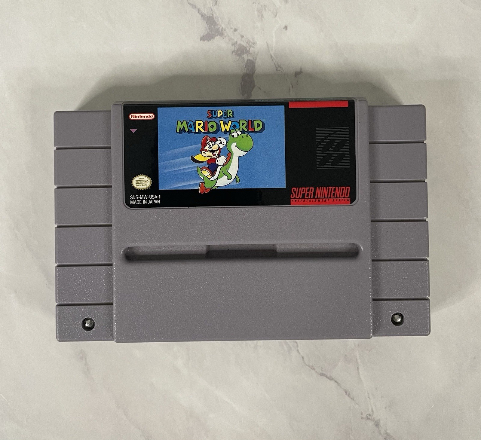 Nintendo SNES Super Nintendo Console SNS-001. Super Mario World And All Cables