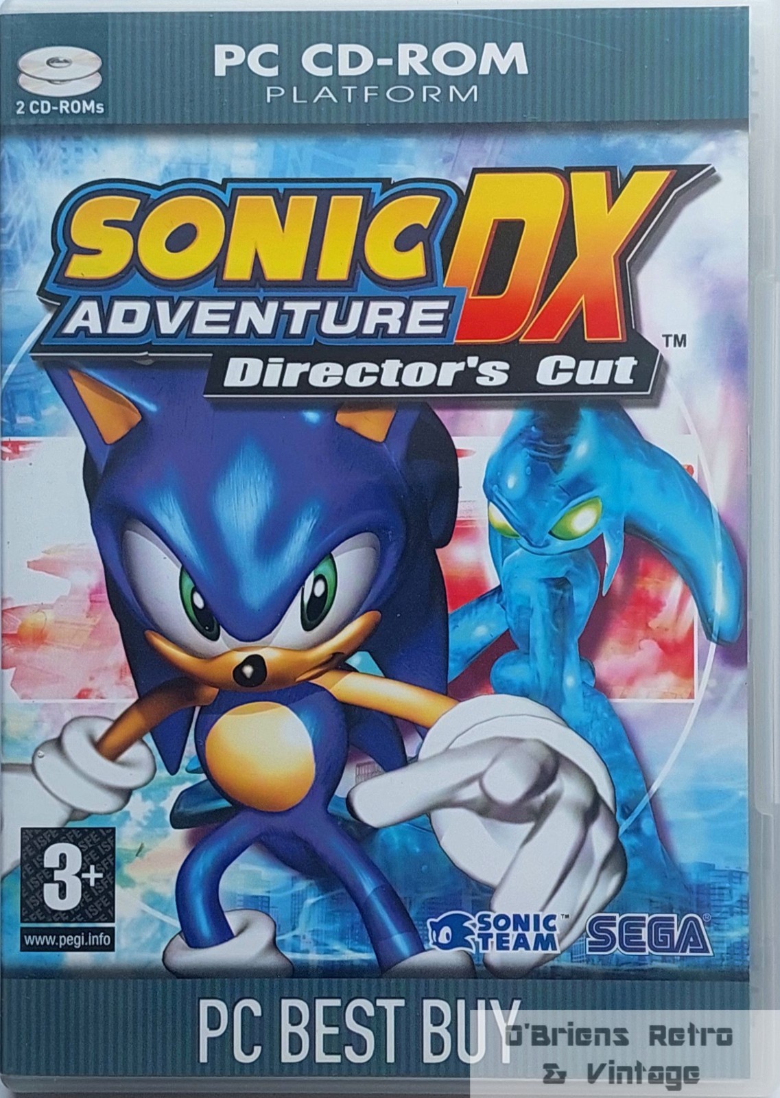 Sonic Adventure DX: Director’s Cut – PC CD‑ROM (PC Best Buy Edition) – Nordic