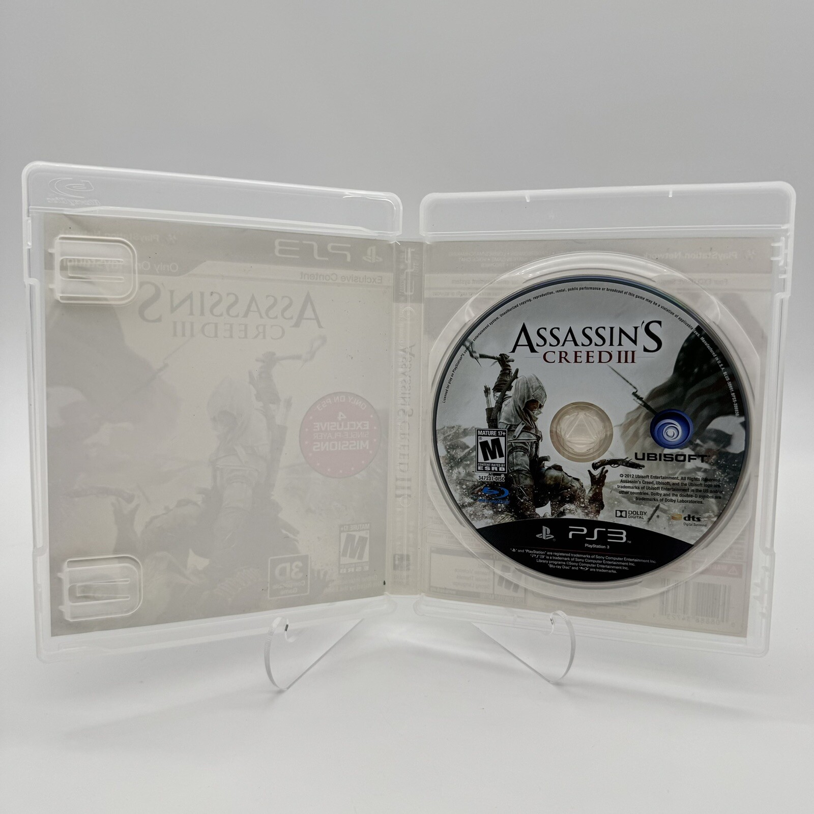 Assassin’s Creed III 3 – PlayStation 3 PS3 – Game & Case