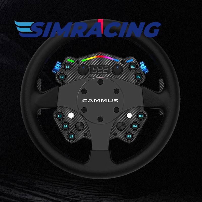 CAMMUS C12 11.8″ 300 mm Direct Drive Sim Racing Wheel for Moza & Simagic Kits