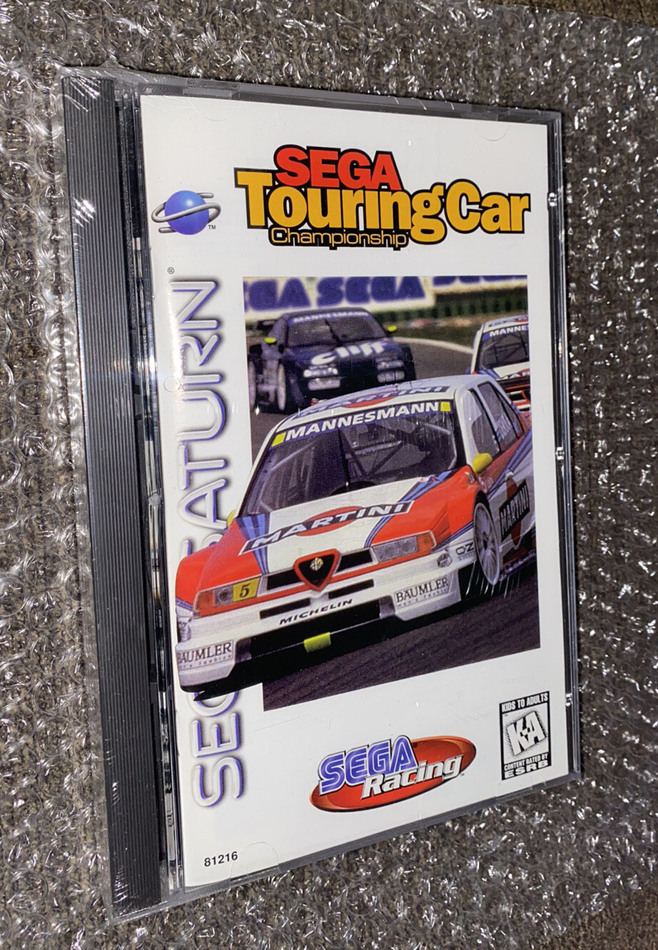 Sega Touring Car Championship SEALED! Sega Saturn CASE FRESH ARCADE CLASSIC!