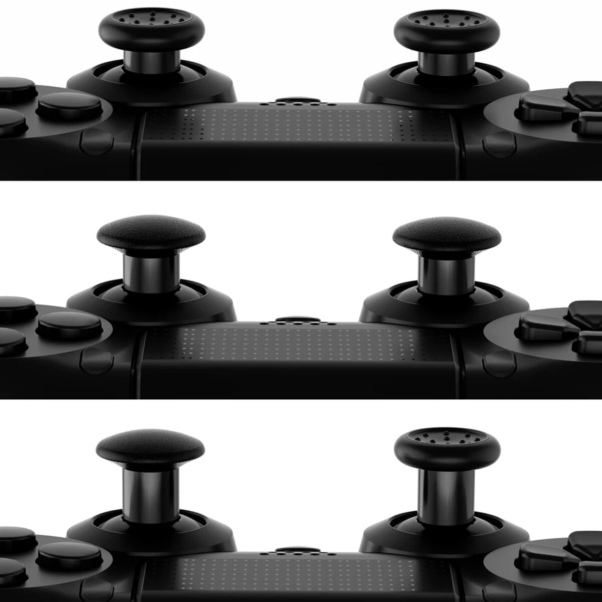 Black MZ Extreme Anti-recoil Modded Controller for PS-5 Paddles Hair Triggers