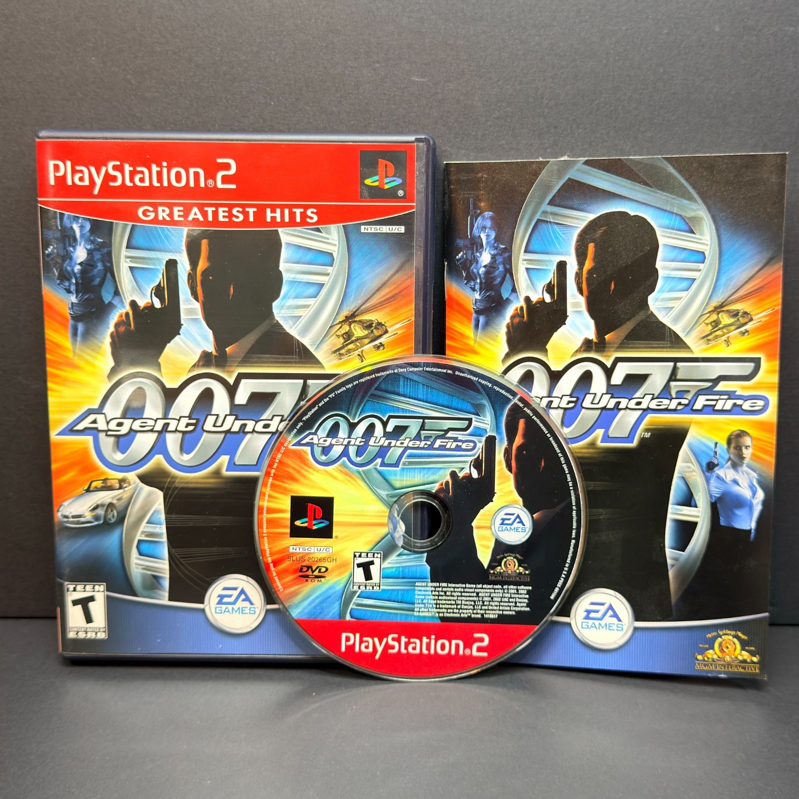 007 Bond Lot (Playstation 2 PS2) Agent Under Fire, Nightfire, Quantum of Solace