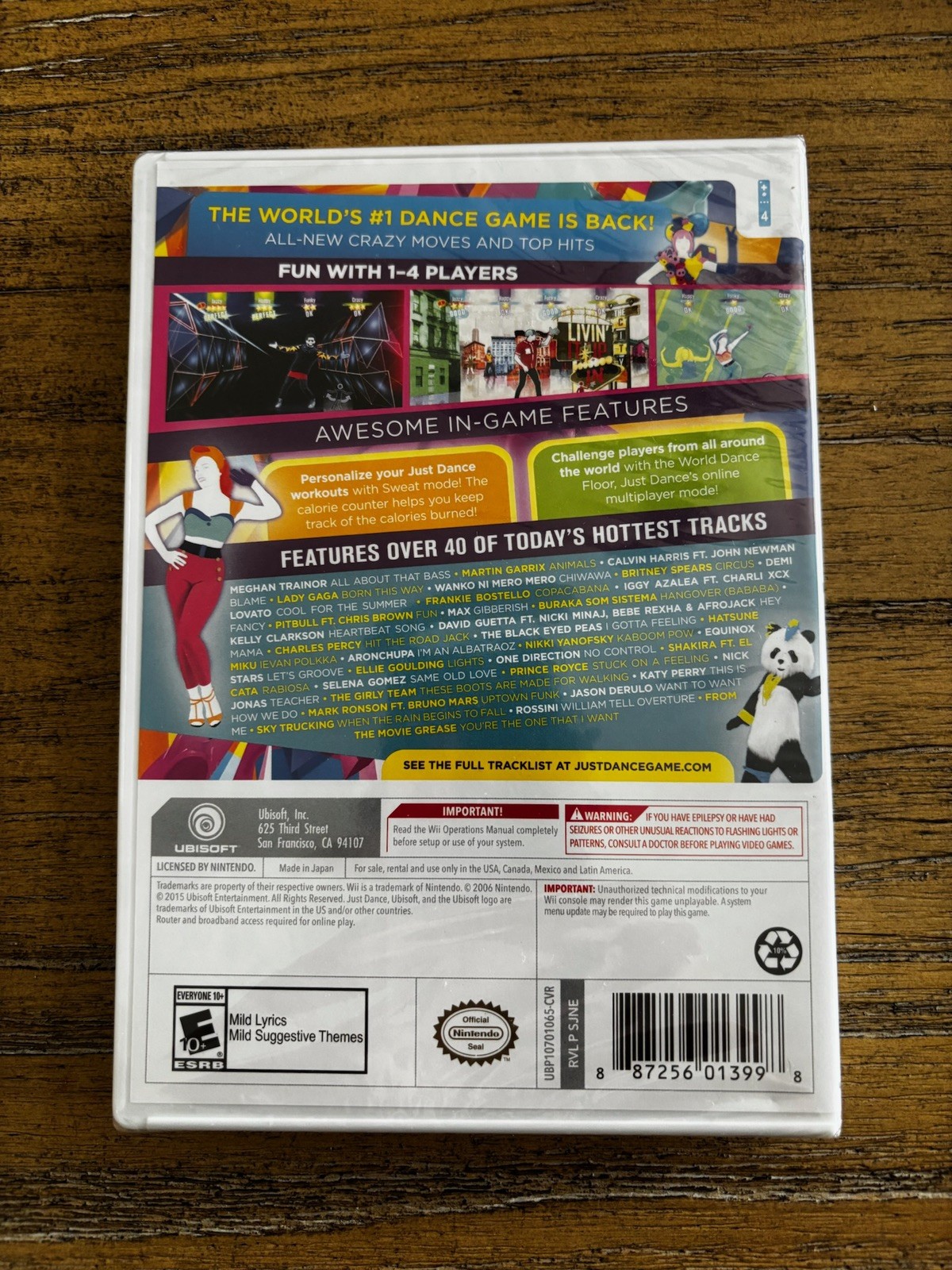 Just Dance 2016 (Nintendo Wii, 2015)
