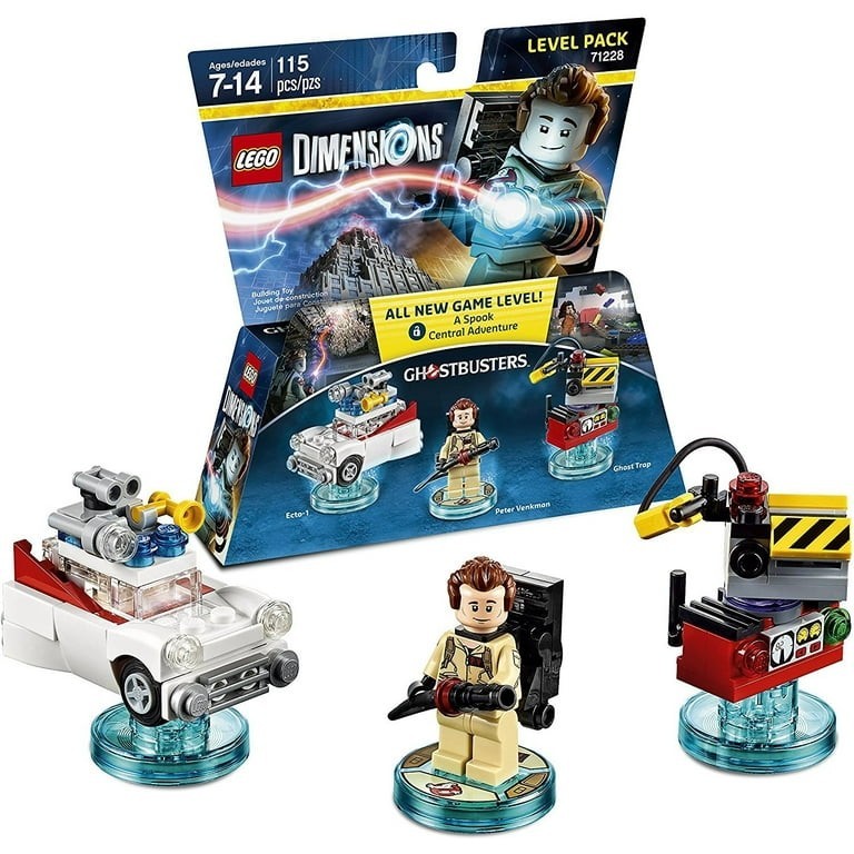 LEGO Dimensions Ghostbusters Level Pack 71228 Peter Venkman Ecto-1 Trap