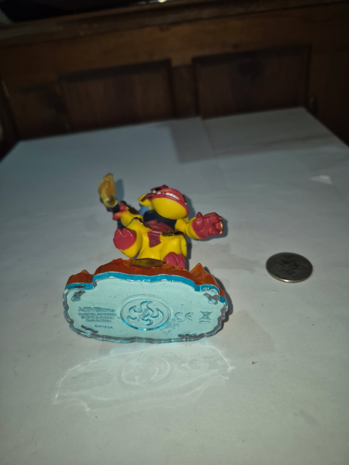 Skylanders Swap Force FIRE KRAKEN 2013 Blue Base 84799888 Swappable Figure DRS4